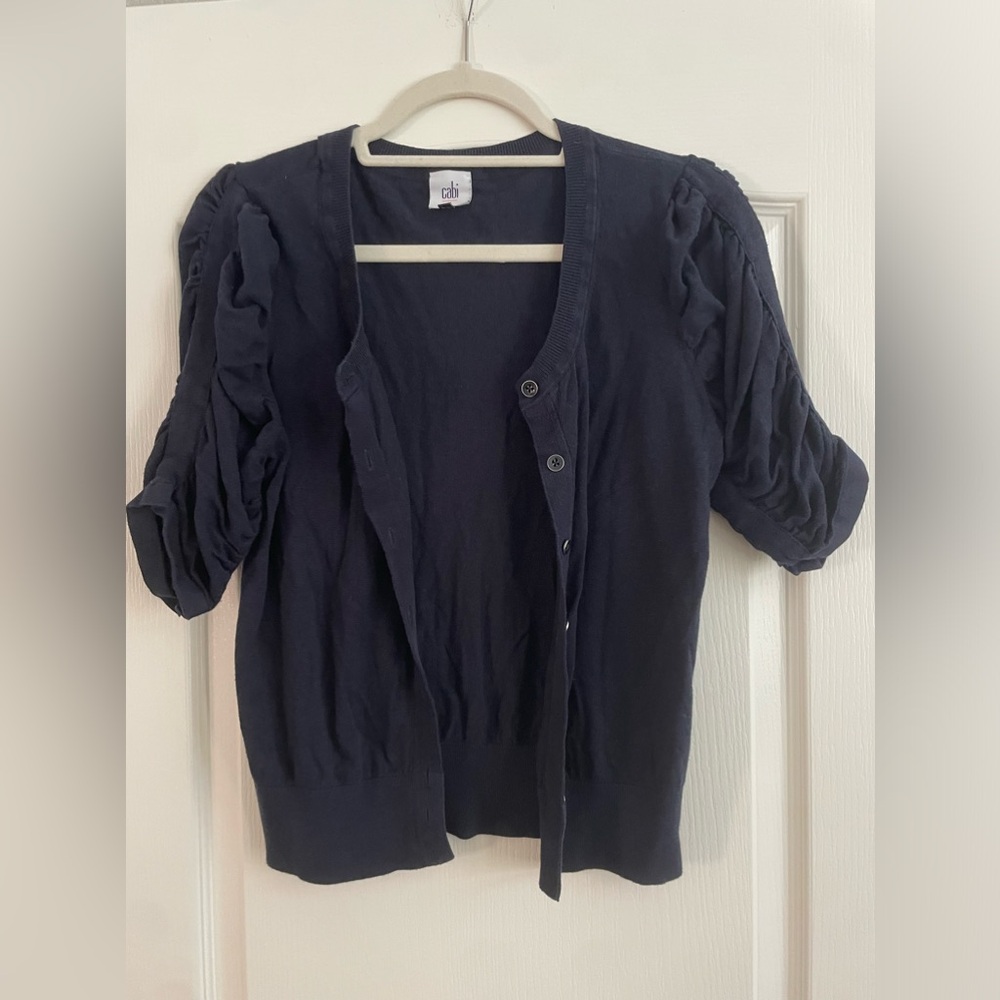 Cabi crop sweater cardigan